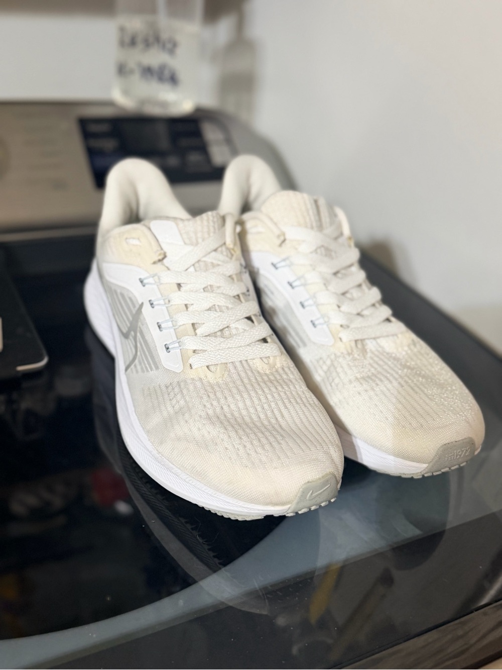 Nike Air Zoom Pegasus 39 Womens 9.5 White Pure Platinum Running Shoes DH4072-100